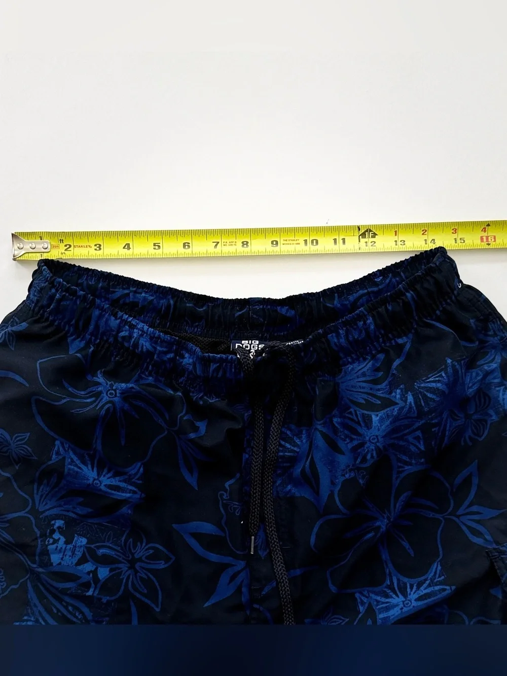 Vtg Mens Big Dogs Size Medium Swim Trunks